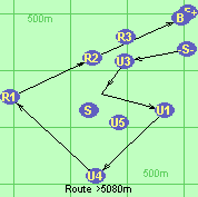 S-U3*R5-U1-U4-R1-R2-B-F