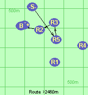Route >2460m