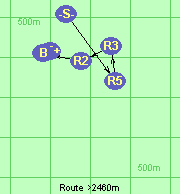 Route >2460m