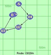 Route >3020m