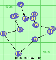 Route >6310m   OP