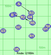 Route >2180m