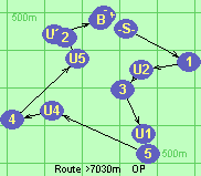 Route >7030m   OP