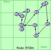 Route >5720m