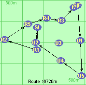 Route >6720m