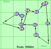 S-U1*U5-U4-U3-U2-S!-R5*R2-R1-R4-R3-B-F