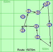 S-U1*U5-U4-U3*U2-R1-R4-R3-B-F