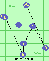 Route >5580m