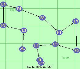 Route >6650m  M21