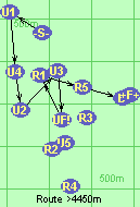 Route >4450m