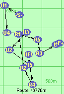 Route >6770m