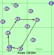 Route >2030m