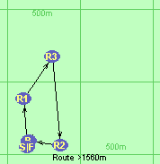 Route >1560m