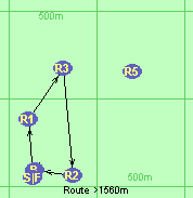 Route >1560m