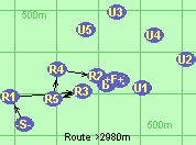 Route >2980m
