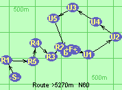 Route >5270m  N60