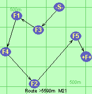 Route >5590m  M21
