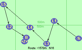 Route >1570m  N16