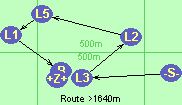 Route >1640m