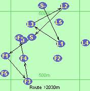 Route >2030m