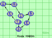 Route >6400m