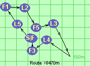 Route >8470m