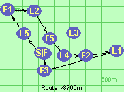 Route >8760m