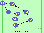 Route >7310m