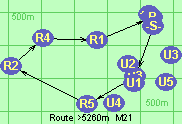 Route >5260m  M21